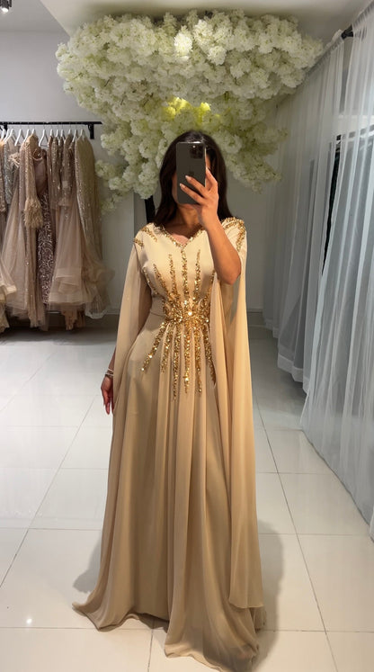 Beiges Kleid Amira